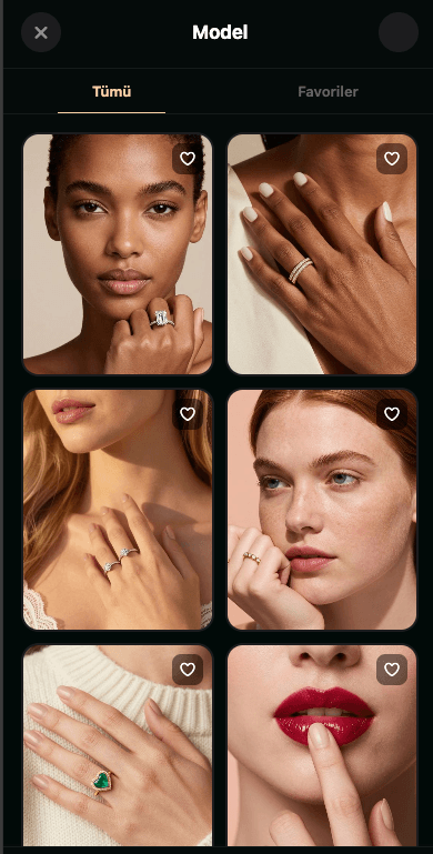 Ring — on model